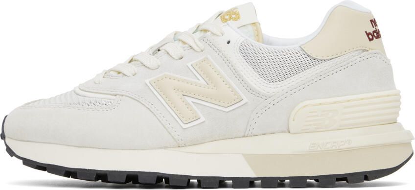 New Balance Beige & Gray 574 Legacy Sneakers - Picture 3
