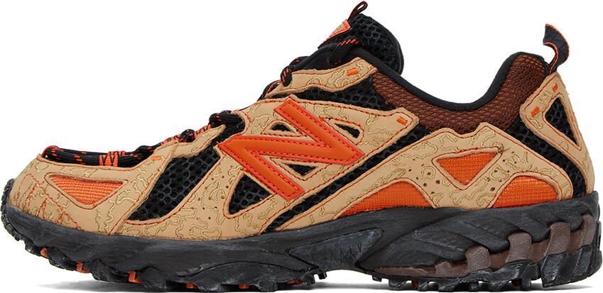 New Balance Brown & Orange Joe Freshgoods Edition 610 Sneakers - Picture 2