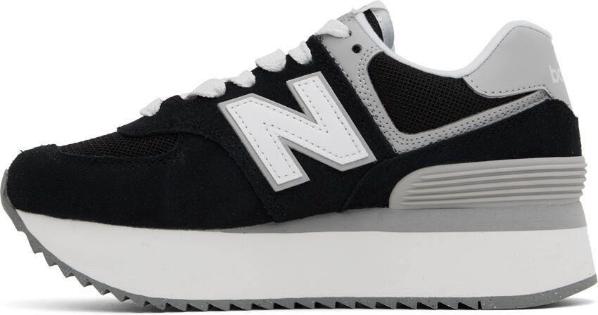 New Balance Black 574+ Sneakers - Picture 3