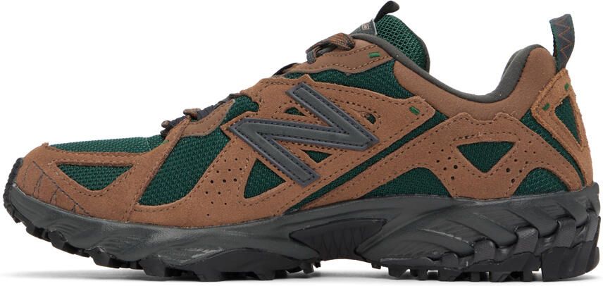 New Balance Brown & Green 610V1 Sneakers - Picture 3