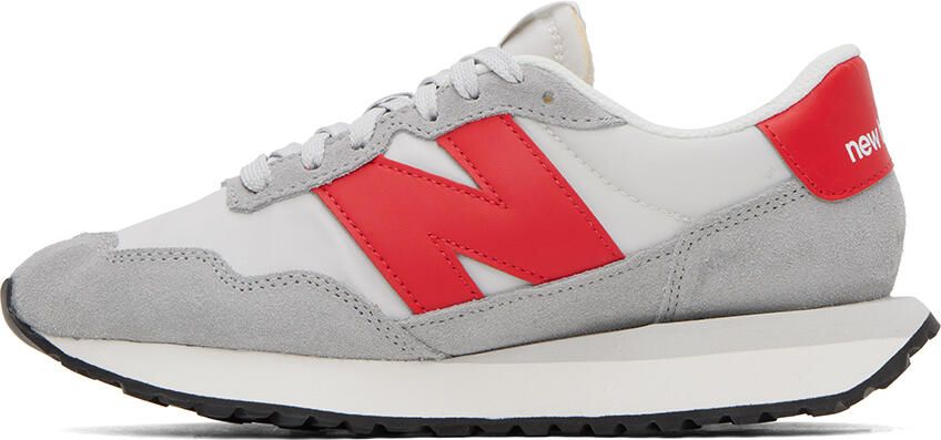 New Balance Gray 237 Sneakers - Picture 3