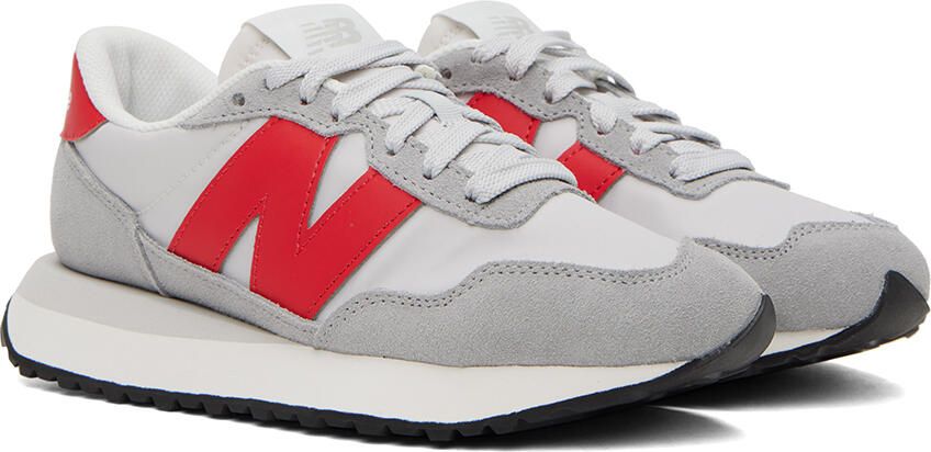 New Balance Gray 237 Sneakers - Picture 2