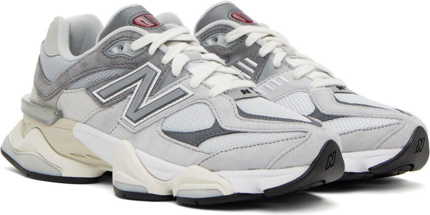 New Balance Gray 9060 Sneakers - Picture 2