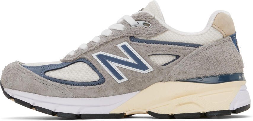 New Balance Gray Made In USA 990v4 Sneakers - Picture 3