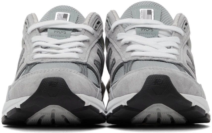New Balance Grey Made in US 990 v5 Sneakers - Picture 6