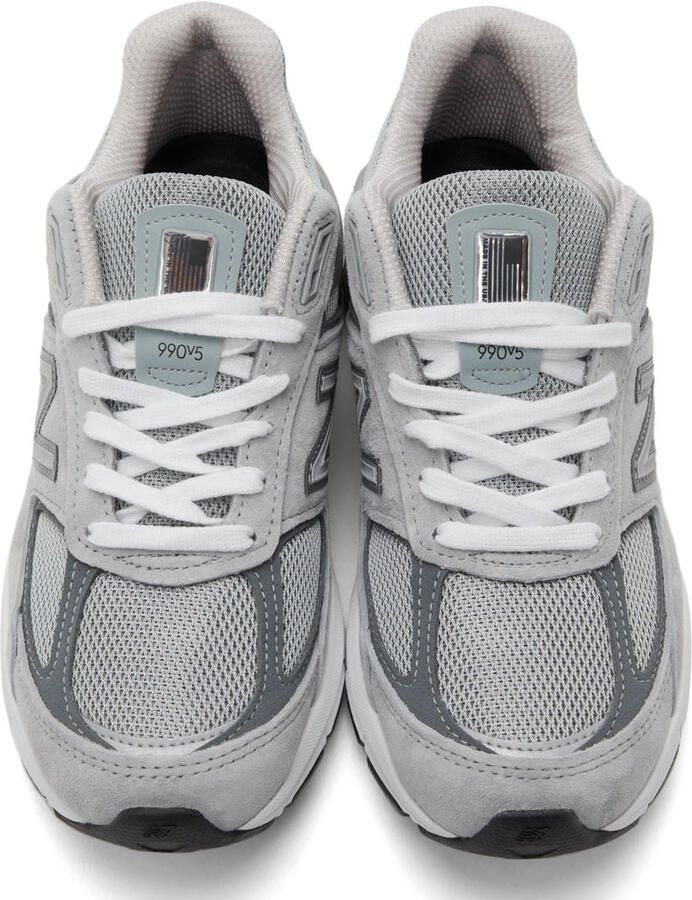 New Balance Grey Made in US 990 v5 Sneakers