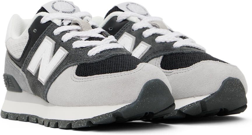 New Balance Kids Gray 574 Sneakers - Picture 2