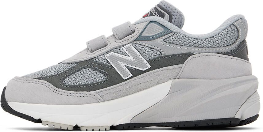 New Balance Kids Gray 990v6 Little Kids Sneakers - Picture 3