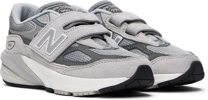 New Balance Kids Gray 990v6 Little Kids Sneakers - Picture 4