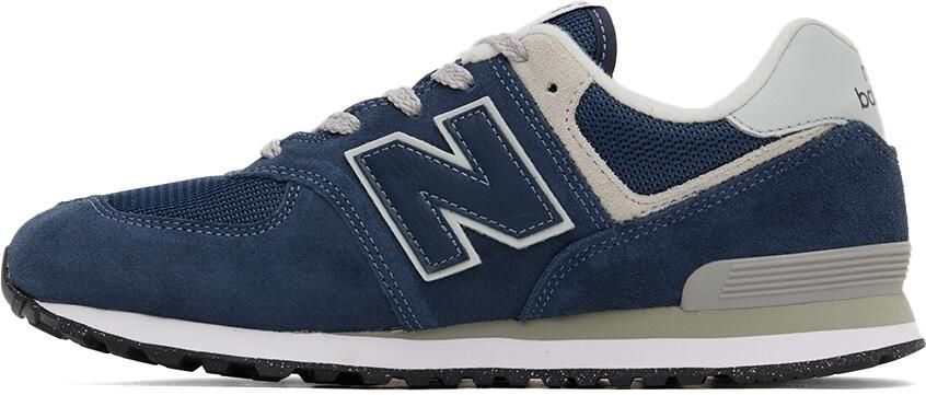 New Balance Kids Navy 574 Core Big Kids Sneakers - Picture 3