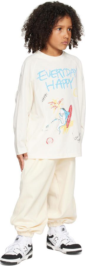 New Balance Kids White & Black 550 Sneakers - Picture 4