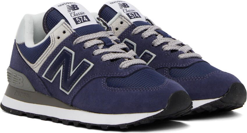 New Balance Navy 574 Core Sneakers - Picture 2