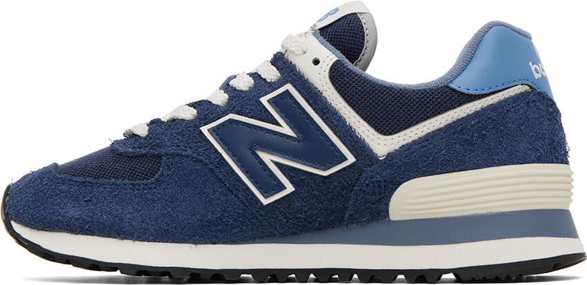 New Balance Navy 574 Sneakers - Picture 3