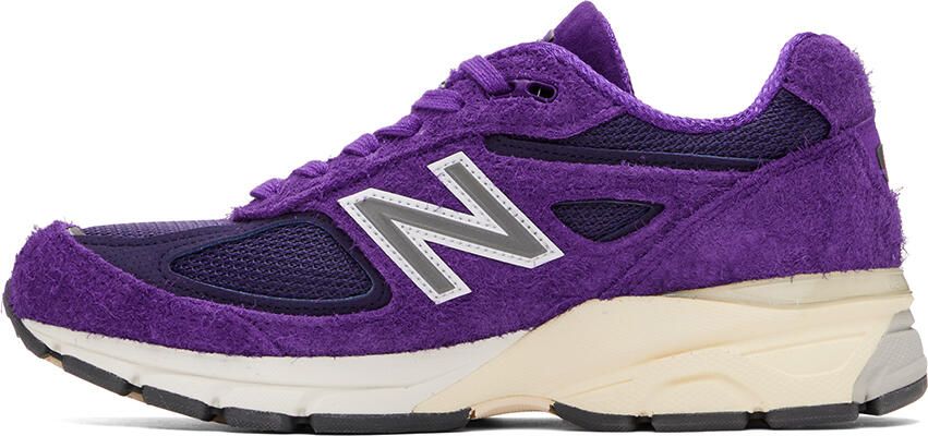 New Balance Purple Made in USA 990v4 Sneakers - Picture 3