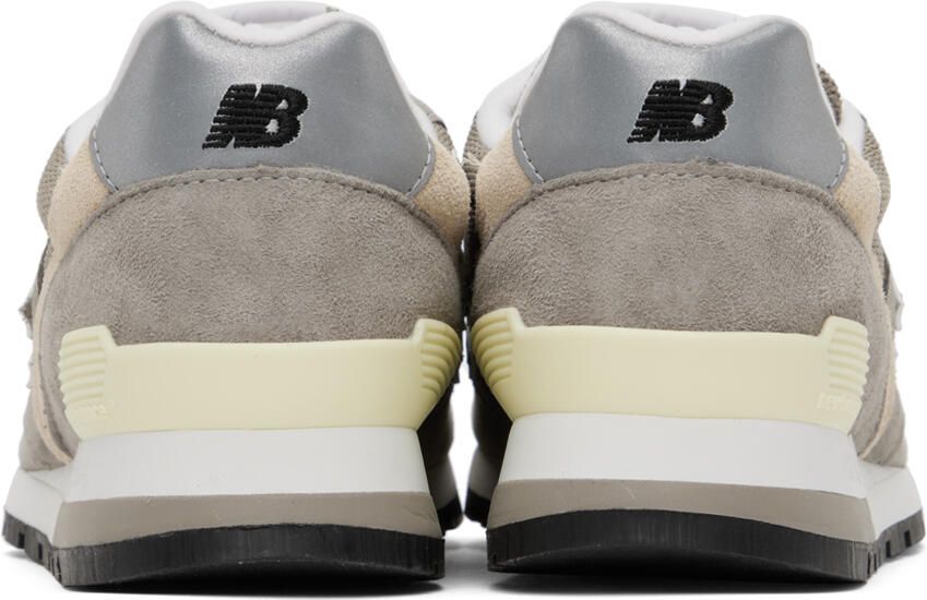 New Balance Gray & Khaki Made In USA 996 Core Sneakers - Picture 2