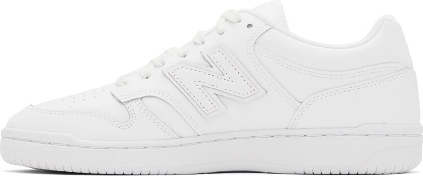 New Balance White 480 Sneakers - Picture 5