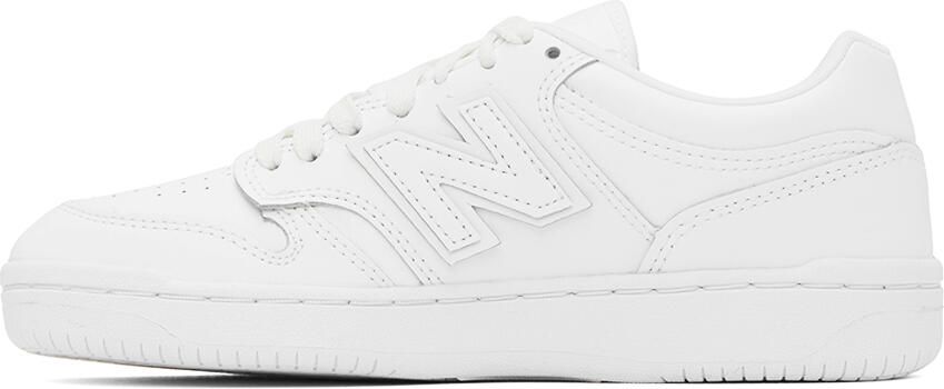 New Balance White 480 Sneakers - Picture 10