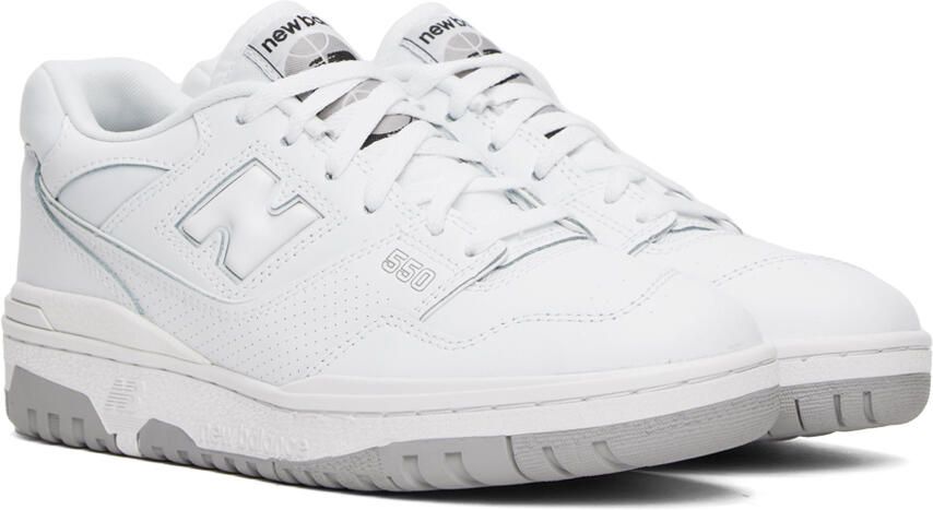 New Balance White 550 Sneakers - Picture 4