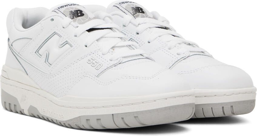 New Balance White 550 Sneakers - Picture 5
