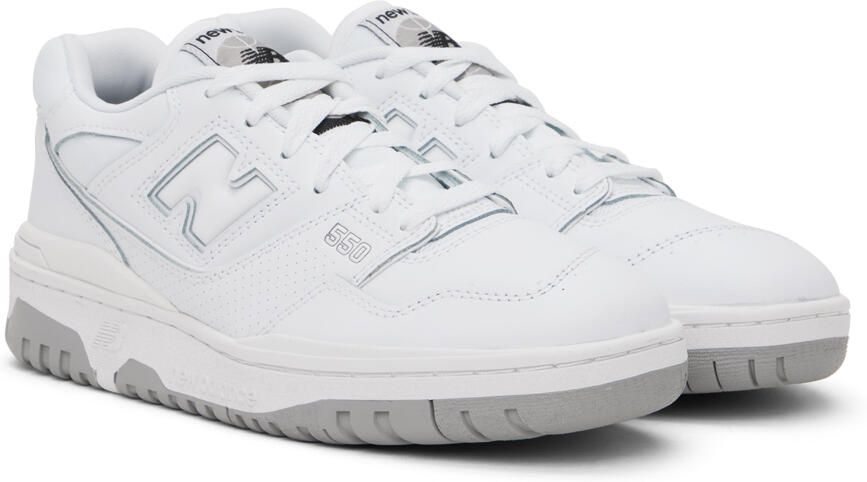 New Balance White 550 Sneakers - Picture 3