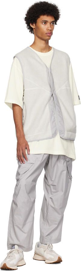 New Balance White & Beige 327 Sneakers - Picture 4