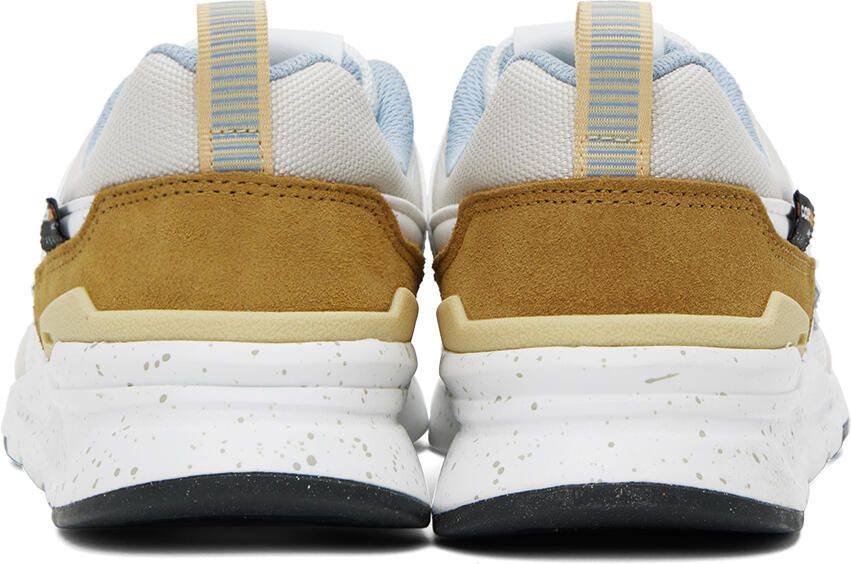 New Balance White & Gray 997H Sneakers