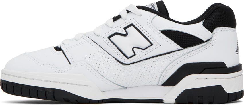 New Balance White BB550 Sneakers - Picture 5