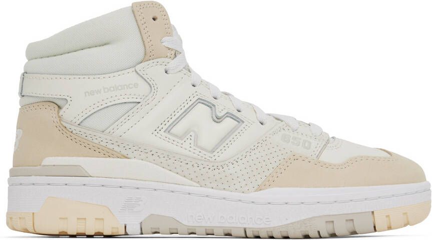 New Balance Off-White & Beige 650R Sneakers