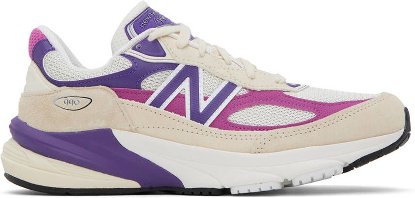 New Balance Purple & Off-White MADE in USA 990v6 Sneakers