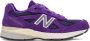 New Balance Purple Made in USA 990v4 Sneakers - Thumbnail 1