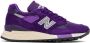 New Balance Purple Made in USA 998 Sneakers - Thumbnail 1