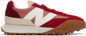 New Balance Red & White XC72 Sneakers