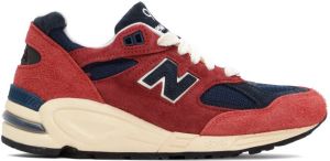 New Balance Red Made In USA 990v2 Sneakers
