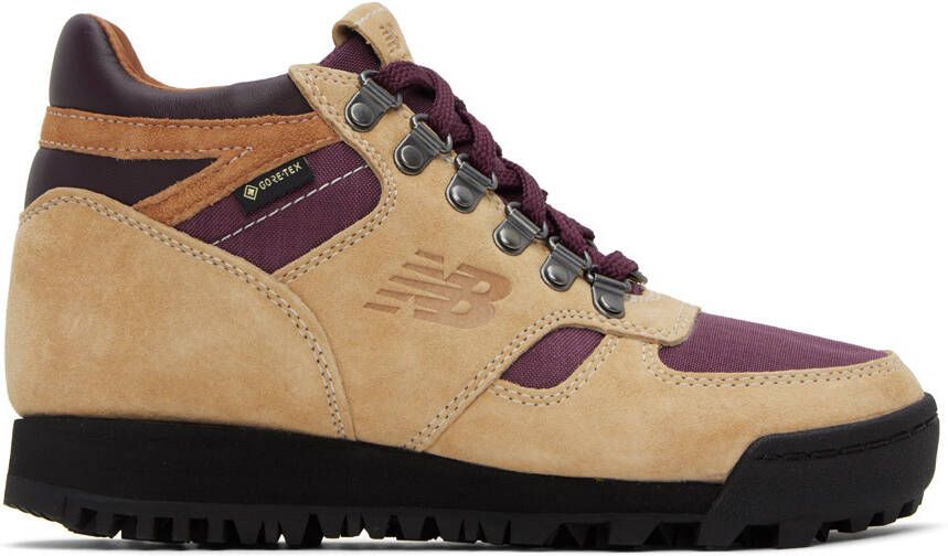 New Balance Tan & Burgundy ALD Edition Rainier Boots