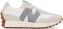 New Balance White & Beige 327 Sneakers - Thumbnail 1