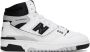 New Balance White & Black 650 Sneakers - Thumbnail 1