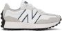 New Balance White & Gray 327 Sneakers - Thumbnail 1