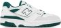 New Balance White & Green 550 Sneakers - Thumbnail 1