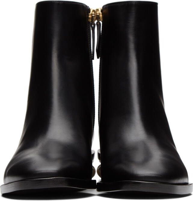 Nicholas Kirkwood Black Casati Pearl Ankle Boots - Picture 2
