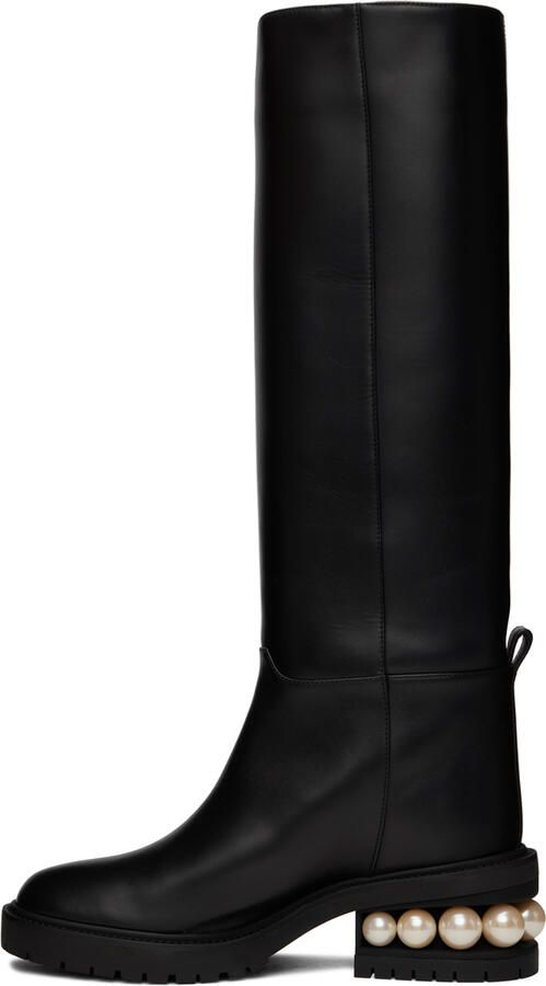Nicholas Kirkwood Black Casati Riding Boots
