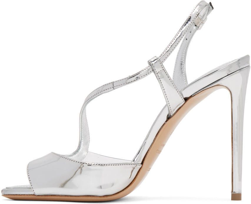 Nicholas Kirkwood Silver Patent S Sandals