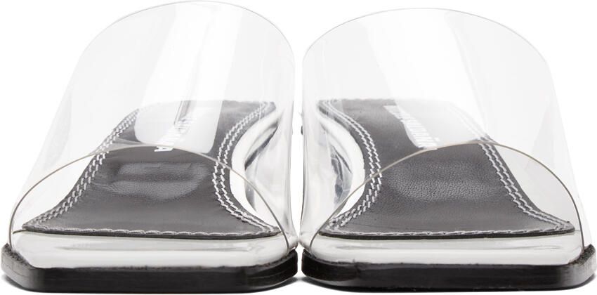 Nicole Saldaña SSENSE Exclusive Transparent Sarah Heeled Sandals - Picture 3