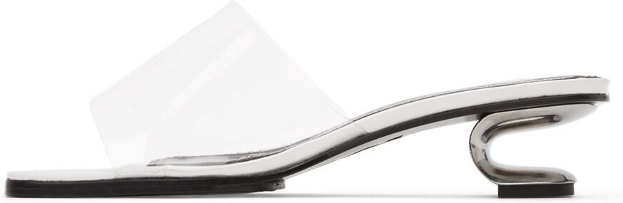 Nicole Saldaña SSENSE Exclusive Transparent Sarah Heeled Sandals - Picture 4