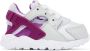 Nike Baby Silver & Purple Huarache Run Sneakers - Thumbnail 1