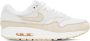 Nike Beige & White Air Max 1 Sneakers - Thumbnail 1