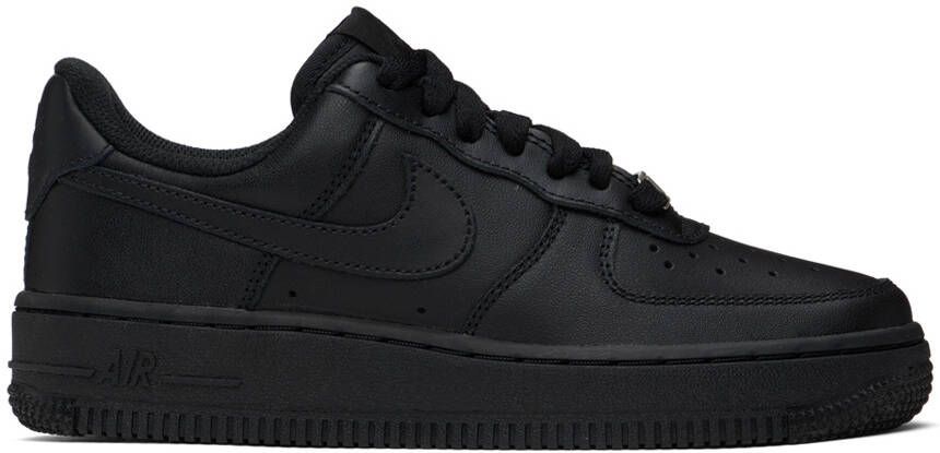 Nike Black Air Force 1 '07 Sneakers - Picture 4