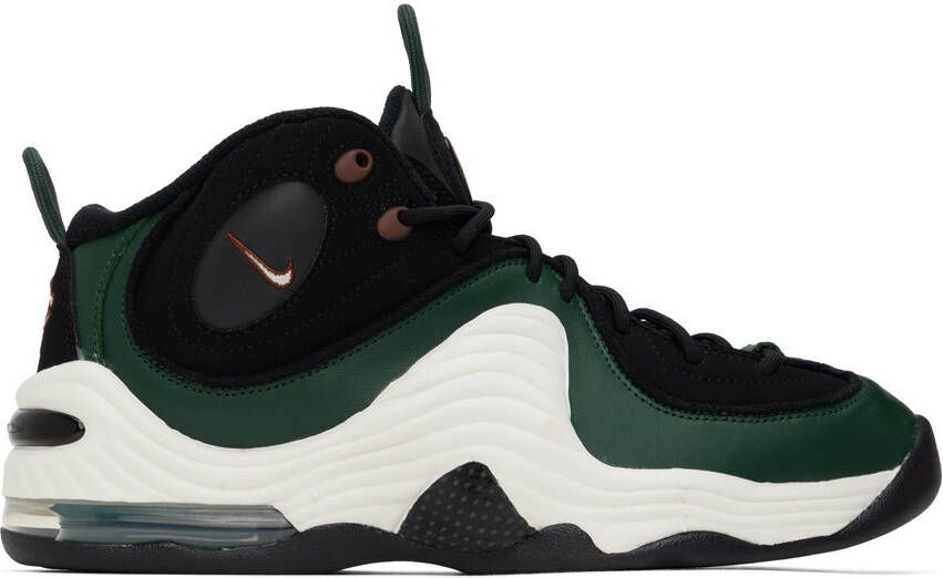 Nike Black & Green Air Penny II Sneakers