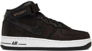 Nike Black Stüssy Edition Air Force 1 '07 Mid SP Sneakers