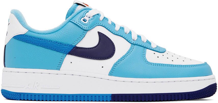 Nike Blue & White Air Force 1 '07 LV8 Sneakers
