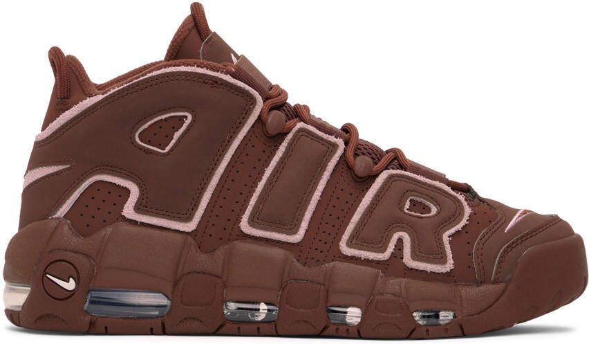 Nike Burgundy & Pink Air More Uptempo '96 Sneakers